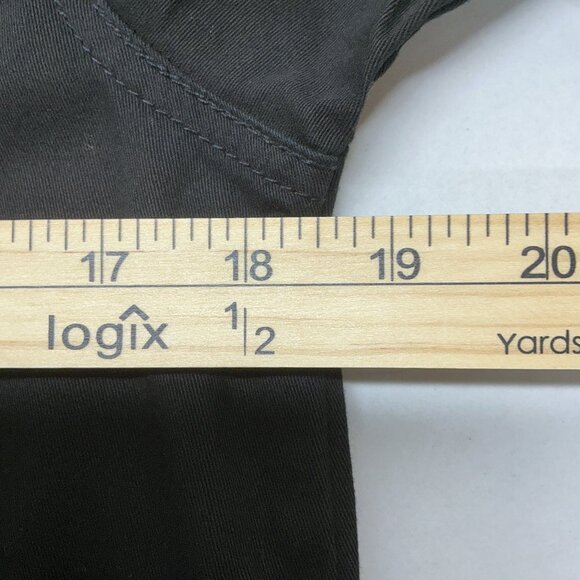 XS Denim Jacket Black Women With Control PTP:18.50" - Picture 4 of 11